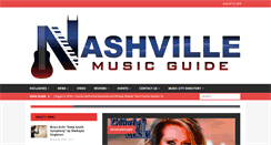 Desktop Screenshot of nashvillemusicguide.com